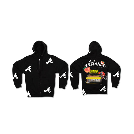 ATL (ZIP HOODIE) - PUFF PRINT